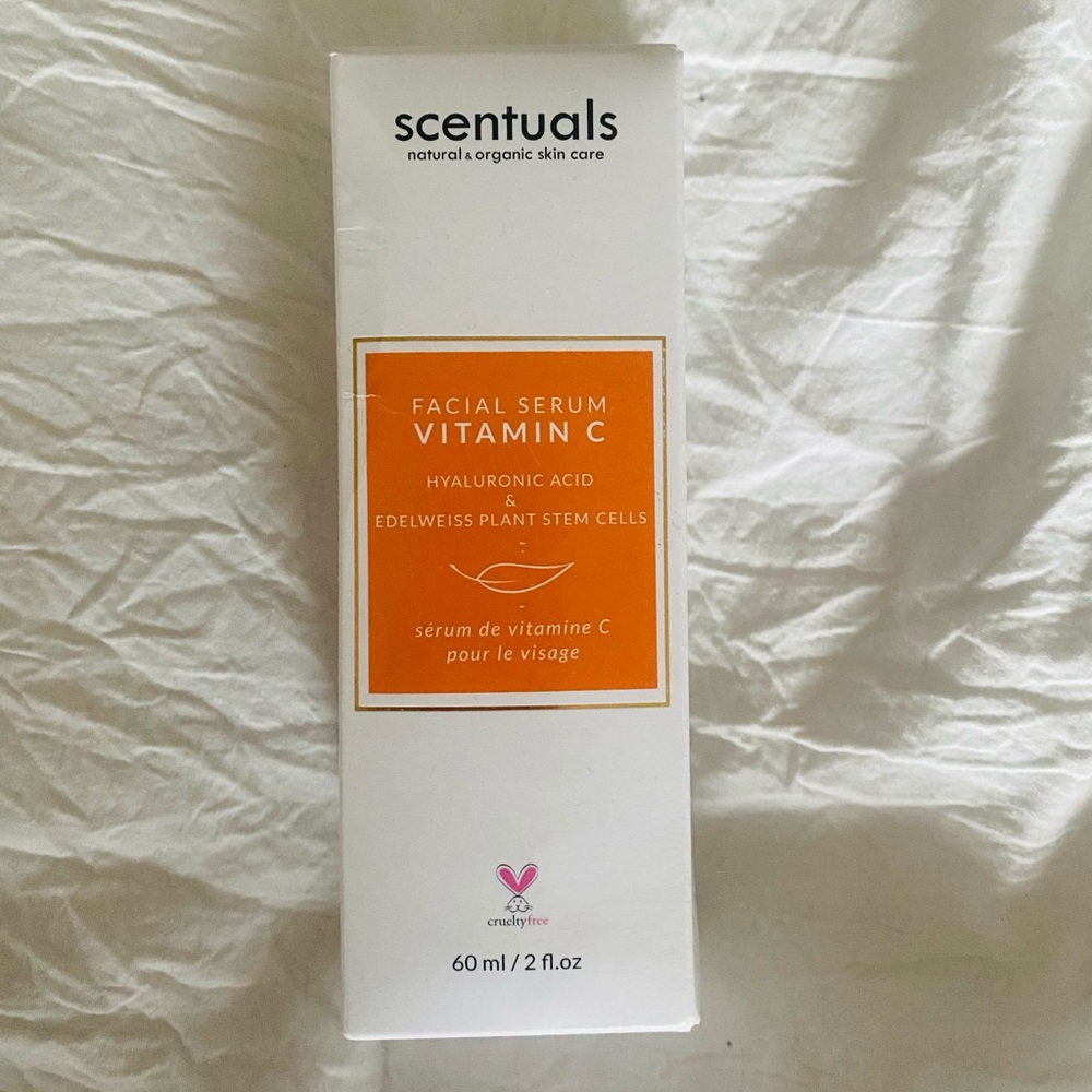 NWT 3FOR$10 Scentuals vitamin C facial Serum Hyaluronic acid 2 fl oz 60mg